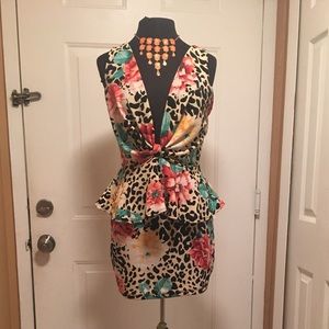 Symphony floral dress size (L)